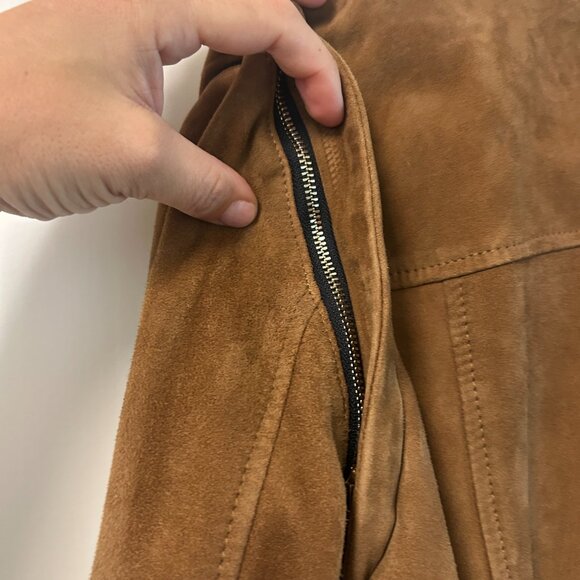 ALLSAINTS Morgan 2-In-1 Suede Biker Jacket - LIKE BRAND NEW - Picture 7 of 7